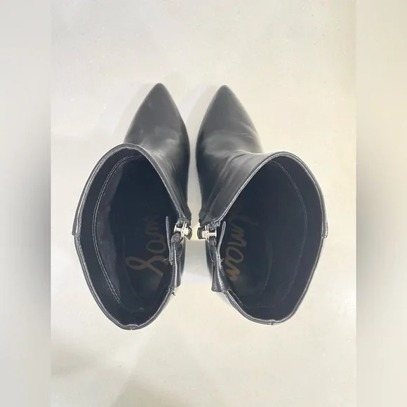 Sam Edelman Sleek Black Hilty Ankle Booties - Picture 7 of 8